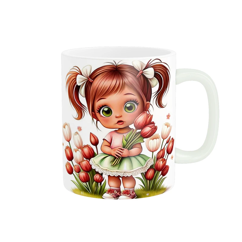 ماگ پاد آفرین طرح دخترک کد 1180