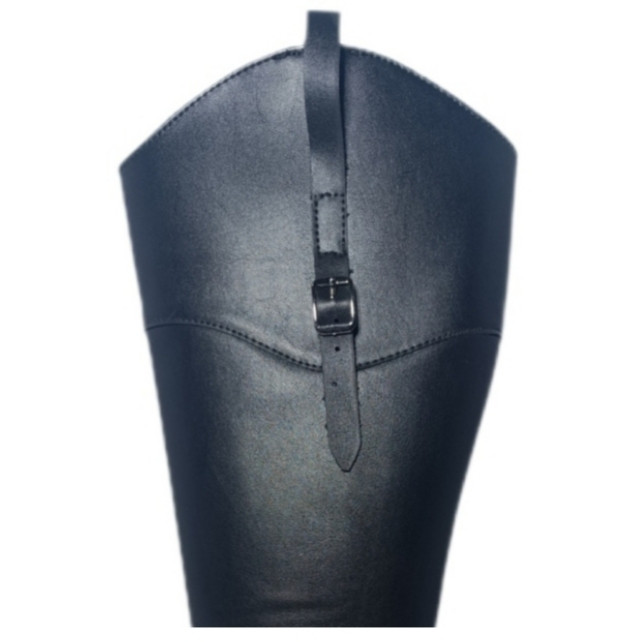 بوت ساق بلند زنانه مدل چرم ساده کد T
