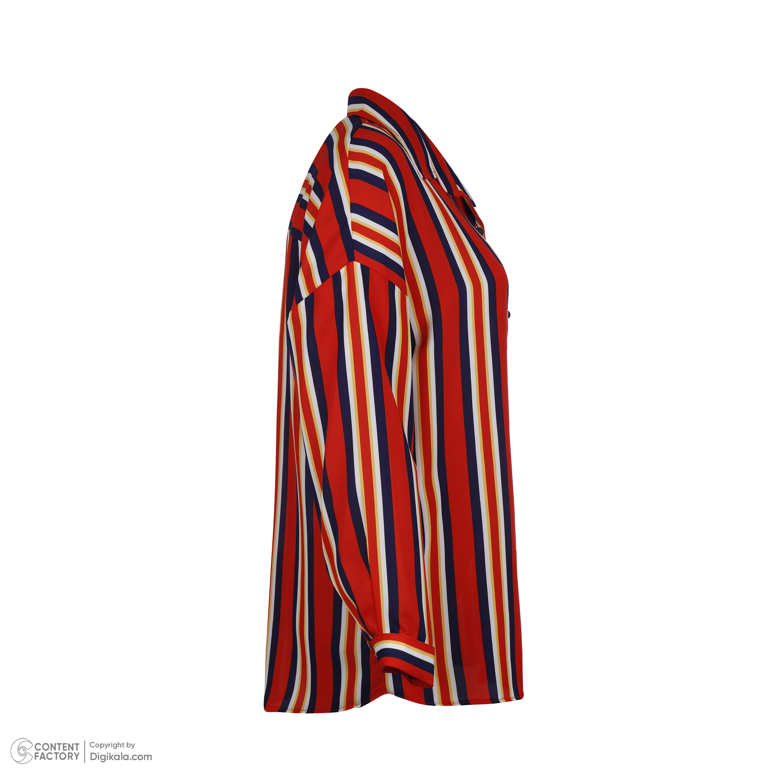 شومیز آستین بلند زنانه نیزل مدل 0971-061 رنگ قرمز -  - 3
