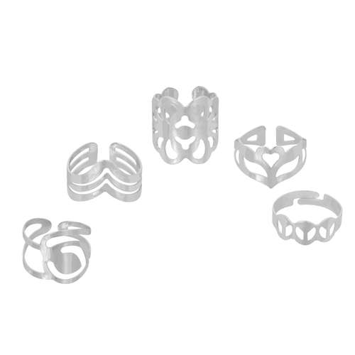 انگشتر زنانه ماصرم کد Ri3013  مجموعه پنج عددی