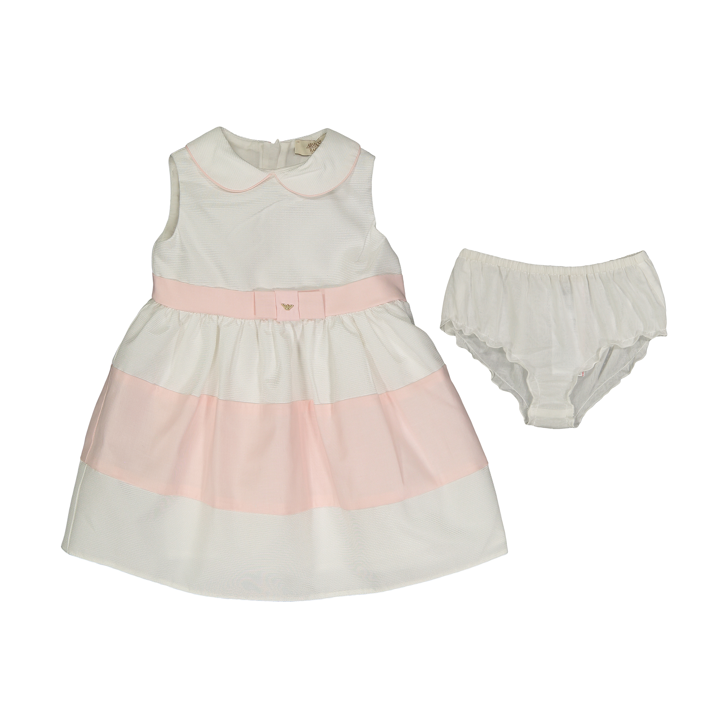 ست پیراهن و شورت نوزادی دخترانه آرمانی بیبی مدل 3ZEA083N1WZ-1100