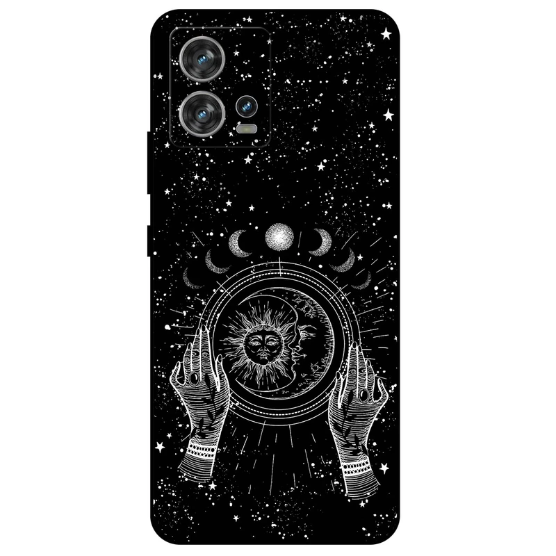 کاور مگافون طرح ماه و خورشید مدل 1892 مناسب برای گوشی موبایل موتورولا Moto Edge 30 Fusion