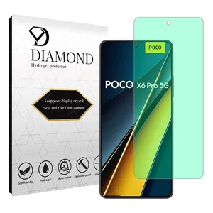 Diamond Tough model Green light screen protector suitable for Xiaomi Poco X6 Pro mobile phone
