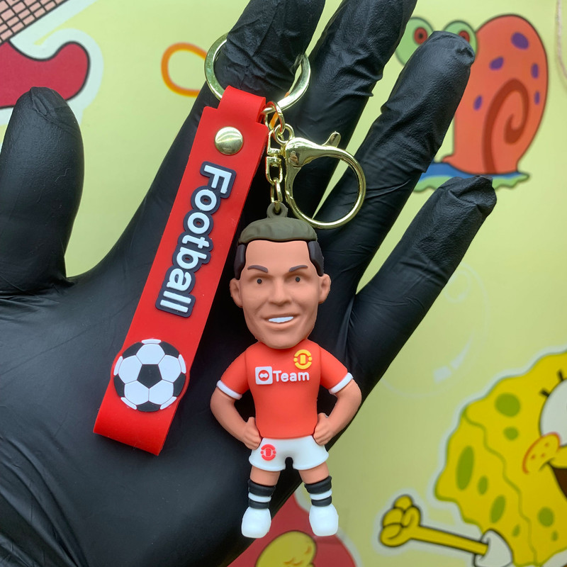 جاکلیدی مدل سیلیکونی طرح رونالدو با لباس منچستر یونایتد