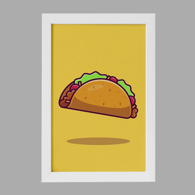 تابلو خندالو مدل فست فود تاکو کد 29466