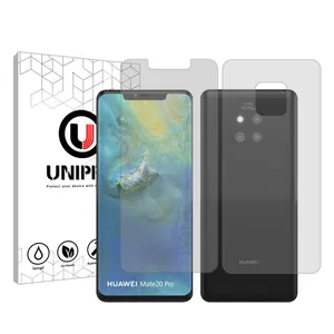 UNIPRO Star 5 model transparent screen protector suitable for Huawei Mate 20 Pro mobile phone along with the back protector