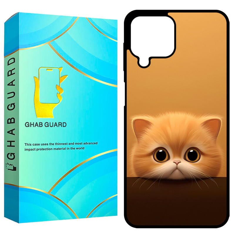  کاور قاب گارد طرح گربه مدل GCHPA12 مناسب برای گوشی موبایل سامسونگ Galaxy A12