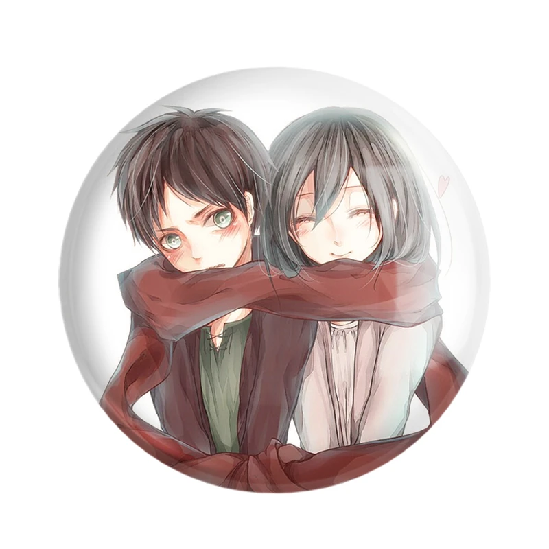 مگنت خندالو مدل میکاسا و ارن انیمه اتک آن تایتان Attack on Titan  کد 18567