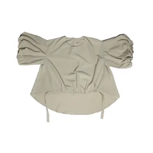 بلوز آستین کوتاه زنانه مدل پفی