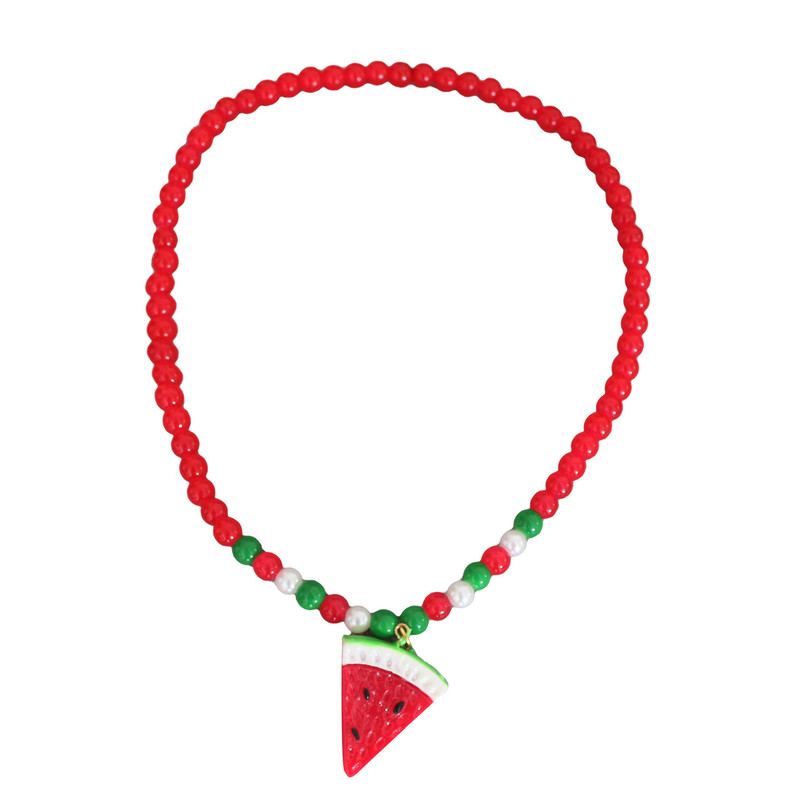 گردنبند دخترانه مدل هندوانه یلدا