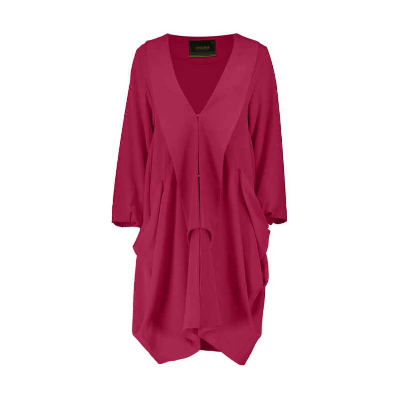 مانتو زنانه مدل 380 رنگ سرخابی 