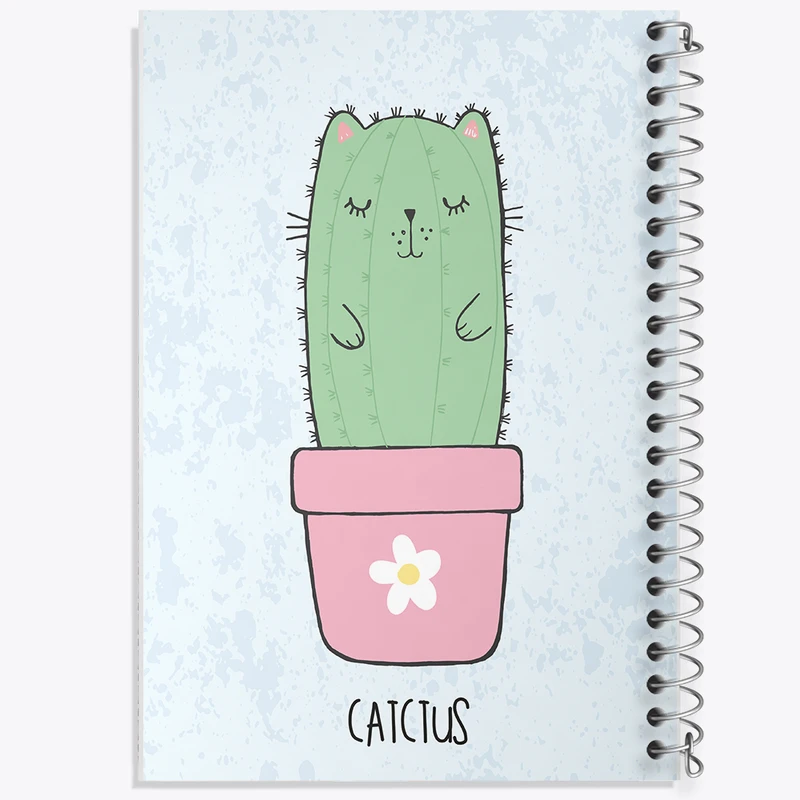 دفتر لیست خرید 50 برگ خندالو طرح کاکتوس کد N783