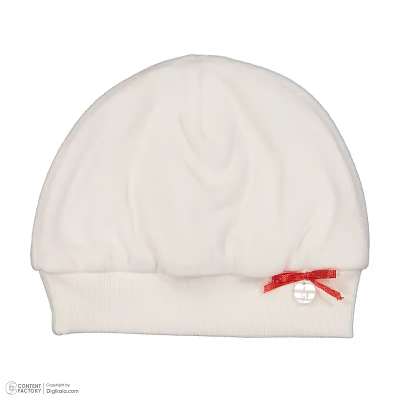 ست سرهمی و کلاه نوزادی دخترانه ایندیگو مدل 22154