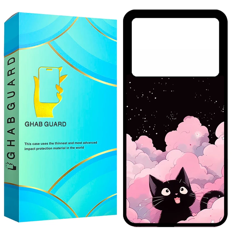 کاور قاب گارد طرح گربه مدل GCHPK60 مناسب برای گوشی موبایل شیائومی Poco X6 Pro / Redmi K70E