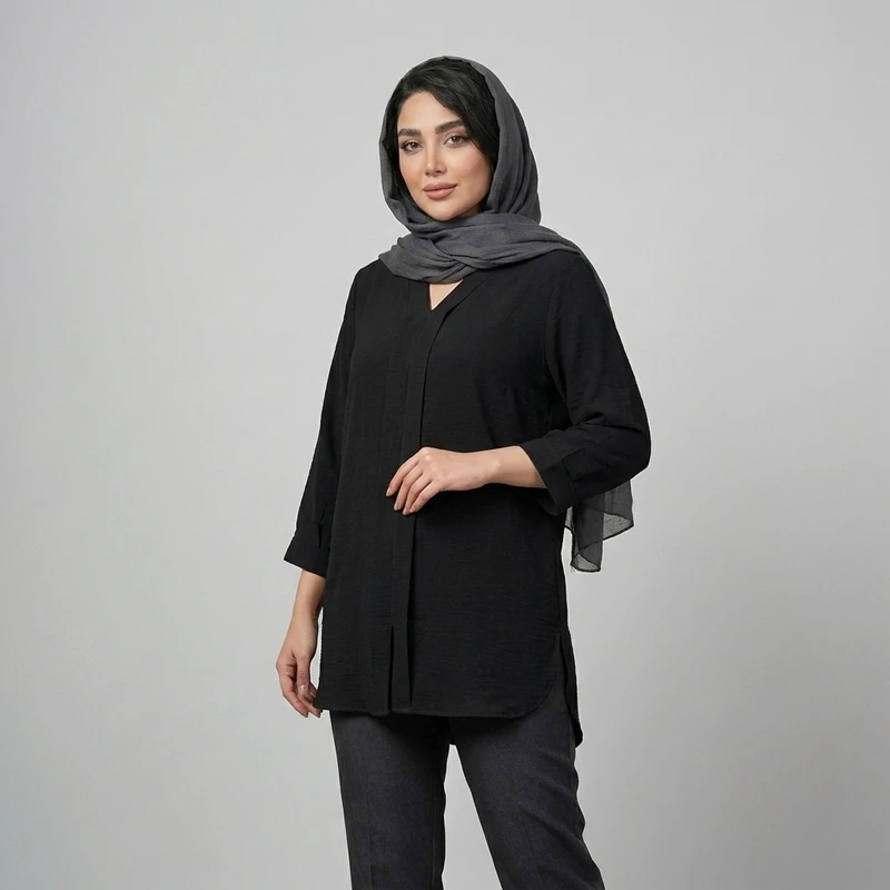 مانتو زنانه مدل نخی 09