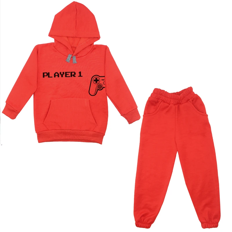 ست هودی و شلوار پسرانه مدل گیم A101