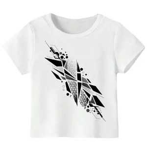 تی‌شرت آستین کوتاه پسرانه مدل انتزاعی W249