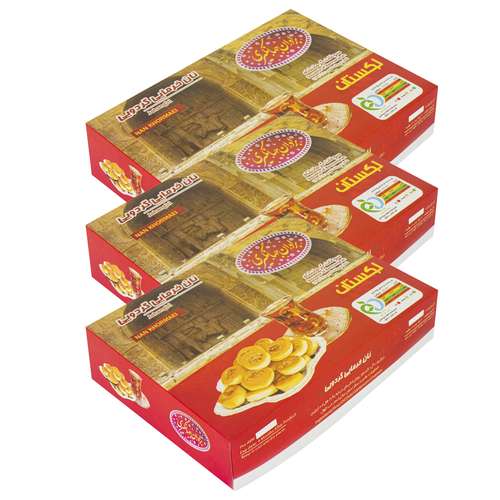 نان خرمایی گردویی ویژه لکستان - 700 گرم مجموعه 3 عددی