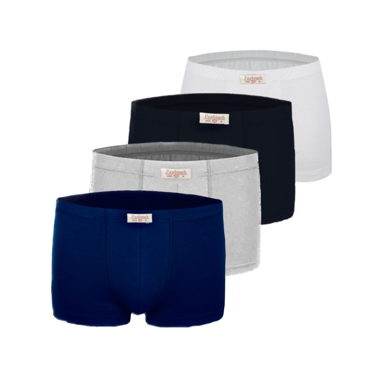 شورت مردانه پنبینه مدل نخ پنبه خالص صادراتی مجموعه 4 عددی -  - 1