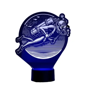 چراغ خواب مدل بالبینگ شناگر 2