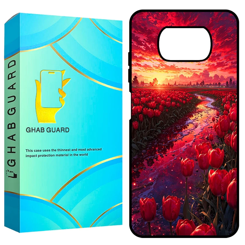 کاور قاب گارد طرح گل مدل GCHPX3 مناسب برای گوشی موبایل شیائومی Poco X3 / X3 NFC / X3 Pro