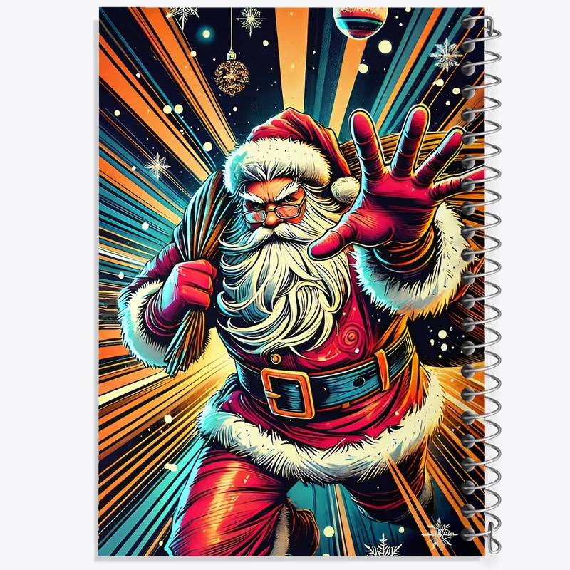 دفتر مشق 100 برگ خندالو طرح بابانوئل کد F8106