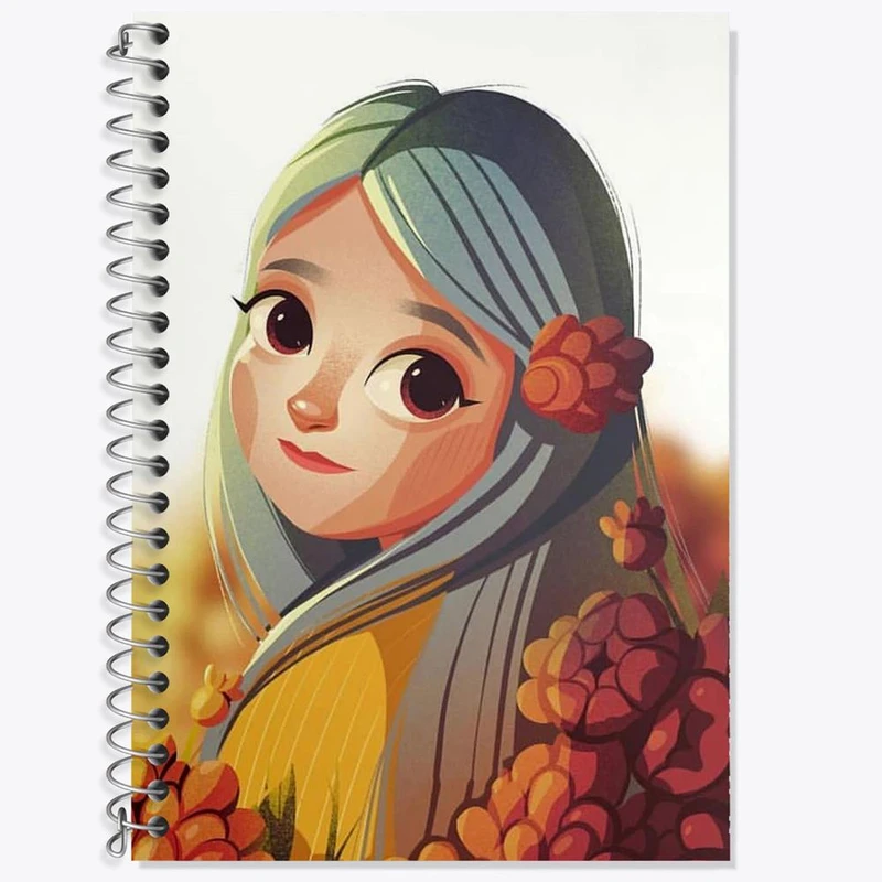 دفتر لغت 50 برگ خندالو مدل دخترونه کد 1659