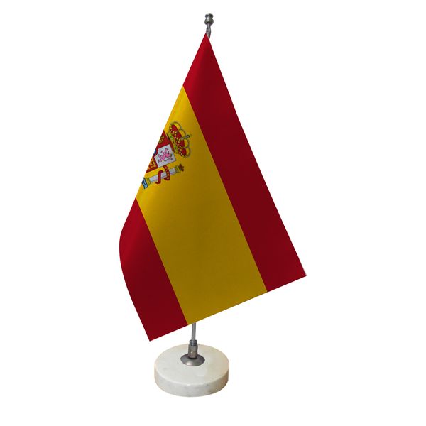 پرچم رومیزی طرح پرچم کشور اسپانیا کد pr48