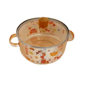 قابلمه مدل شیشه ای lucky Rabbit سایز 19