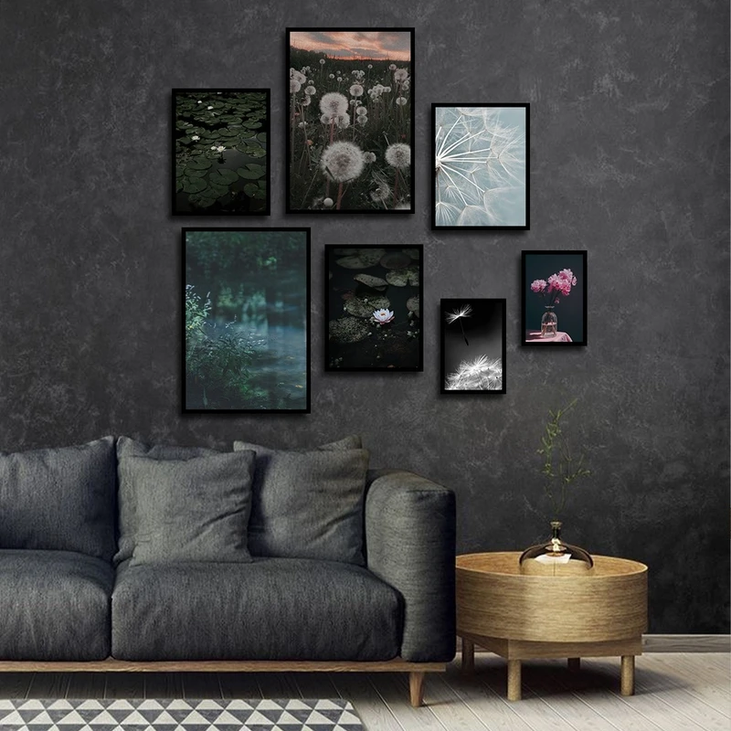 تابلو بکلیت طرح طبیعت و قاصدک مدل B-2405 مجموعه 7 عددی