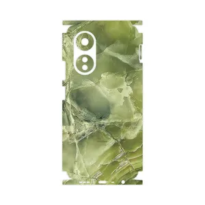 MAHOOT Green_Crystal_Marble-FullSkin Cover Sticker for Oppo A58 4G