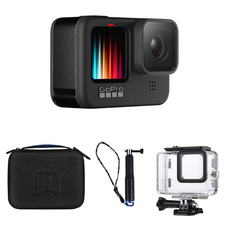 دوربین فیلم برداری ورزشی گوپرو مدل HERO 9 Black به همراه لوازم جانبی