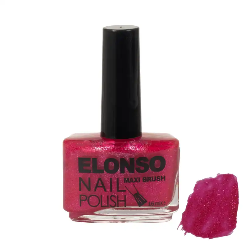 لاک ناخن الونسو مدل گلیتر شماره A59