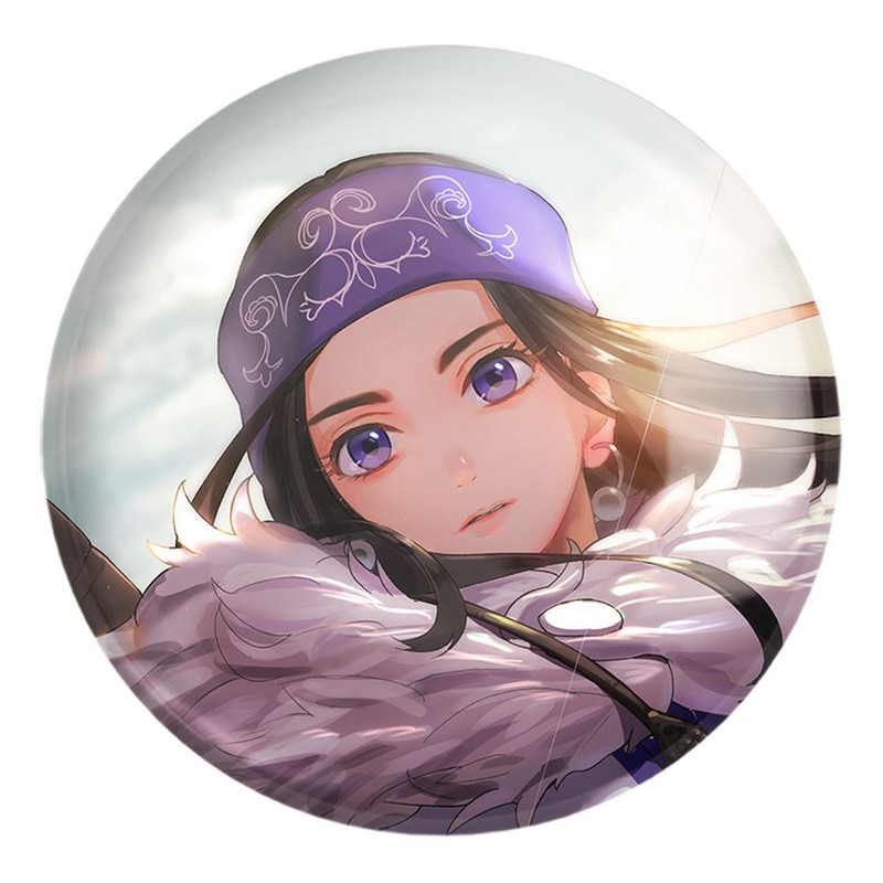 پیکسل خندالو طرح اسیرپا انیمه کامویی طلایی Golden Kamuy کد 23739 مدل بزرگ