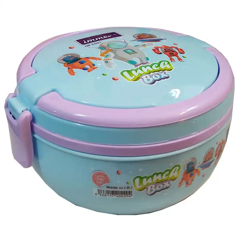 ظرف غذای کودک ایمر طرح فضانوردها کد JM5501 مجموعه 4 عددی