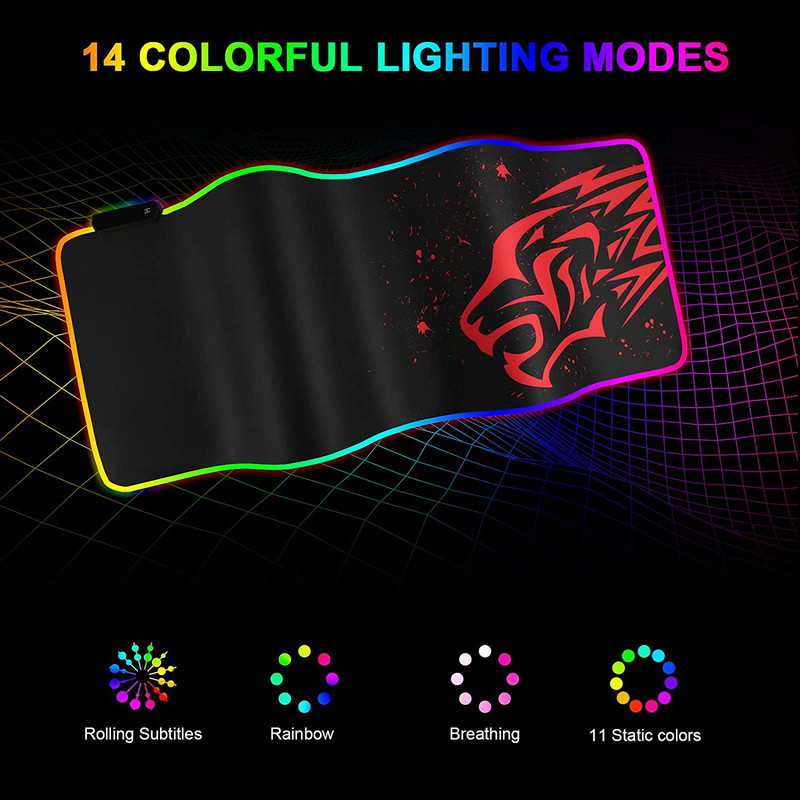 ماوس پد مخصوص بازی مدل Innoo RGB 1