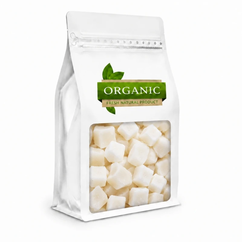 حبه قند گیاهی نارگیلی ارگانیک - 500 گرم