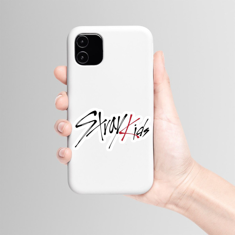 استیکر لپ تاپ و موبایل بووم طرح نوشته مدل Stray Kids کد PS32