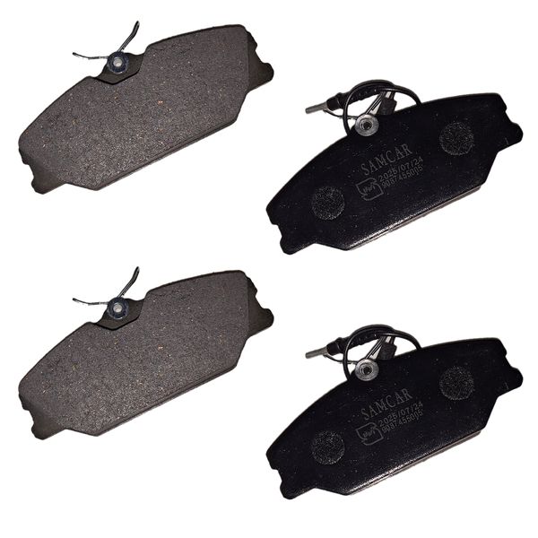 لنت ترمز جلو خودرو سام کار سی بی سی مدل GHNISANVF دو جفت مناسب برای نیسان جونیور و نیسان زامیاد