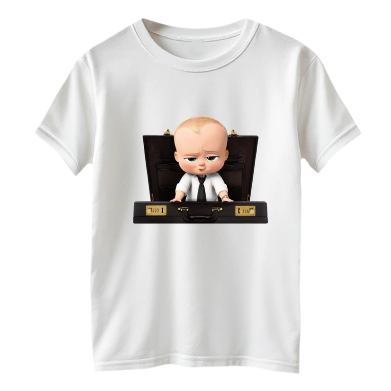 تی شرت آستین کوتاه بچگانه مدل بچه رئیس