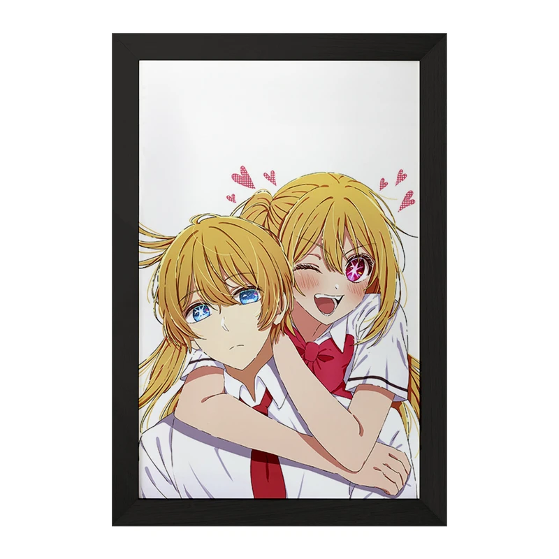 تابلو خندالو مدل آکوا و روبی انیمه اوشی نو کو کد 31225