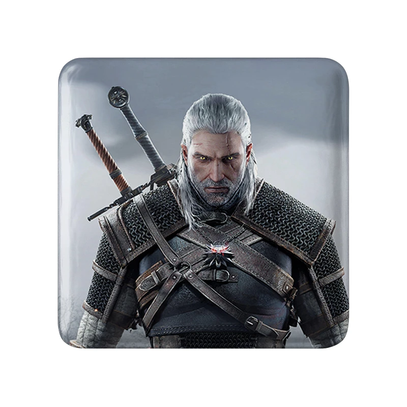 مگنت خندالو طرح گرالت اف ریویا ویچر مدل مربعی کد 30933