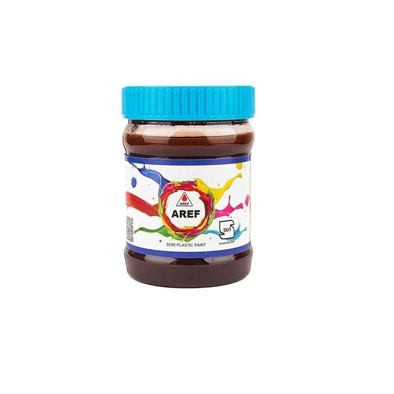 رنگ پلاستیک قهوه ای عارف مدل 4142 وزن 500 گرم