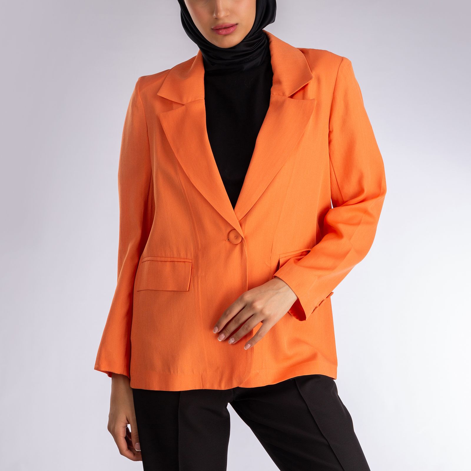 کت زنانه نیزل مدل 0228-016 رنگ نارنجی -  - 1
