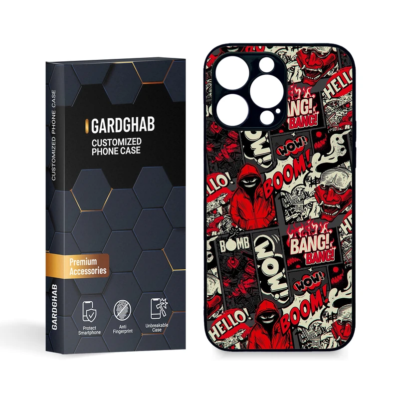 کاور گارد قاب مدل پسرانه مناسب برای گوشی موبایل اپل iphone 14 promax