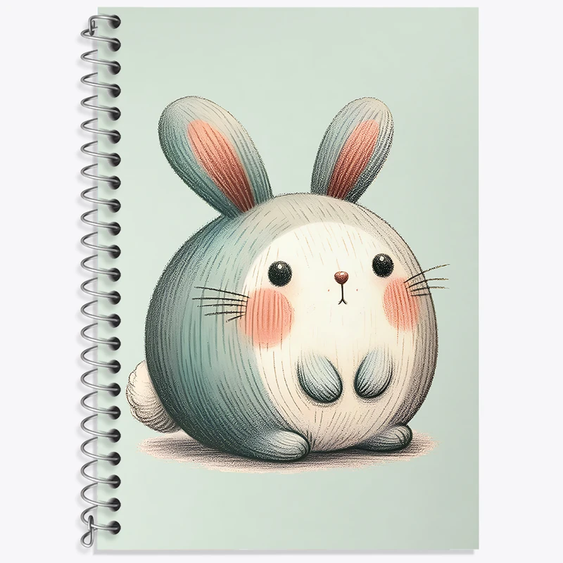 دفتر لغت 50 برگ خندالو طرح خرگوش کیوت کد N4671