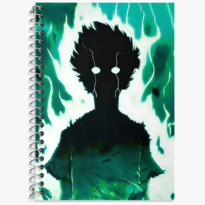 دفتر نت موسیقی 50 برگ خندالو طرح انیمه موب سایکو 100 کد N3648