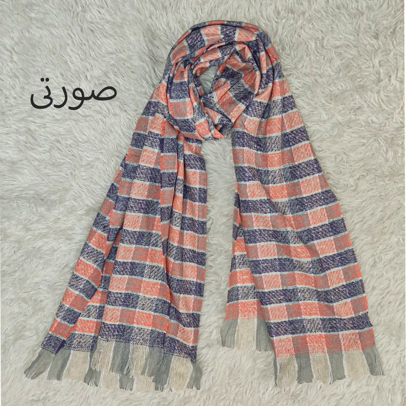 شال زنانه مدل نخ بوکله زمستانه کد 99932