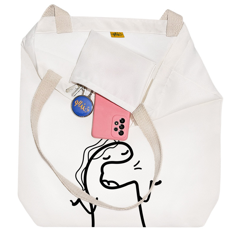 ساک خرید خندالو مدل میقولی  کد 2691