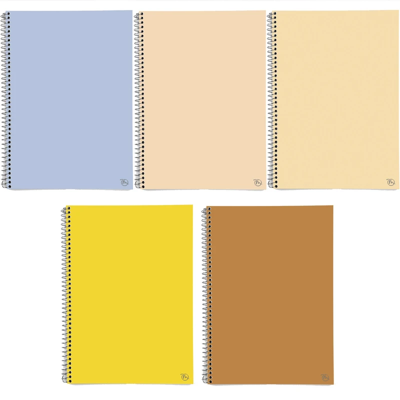 دفتر مشق 50 برگ مدوپد طرح ساده کد BD10179 مجموعه 5 عددی